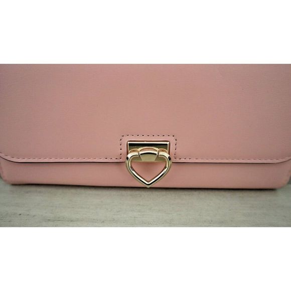 Kate Spade K4499 Coral Gable Pink Leather Lovitt Flap Continental Wallet $228 - Picture 2 of 14